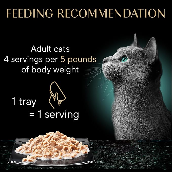 Sheba Perfect Portions Bistro Adult Wet Cat Food, Chicken in Alfredo Sauce Entree, (24) 2.6 oz. Twin-Pack Trays