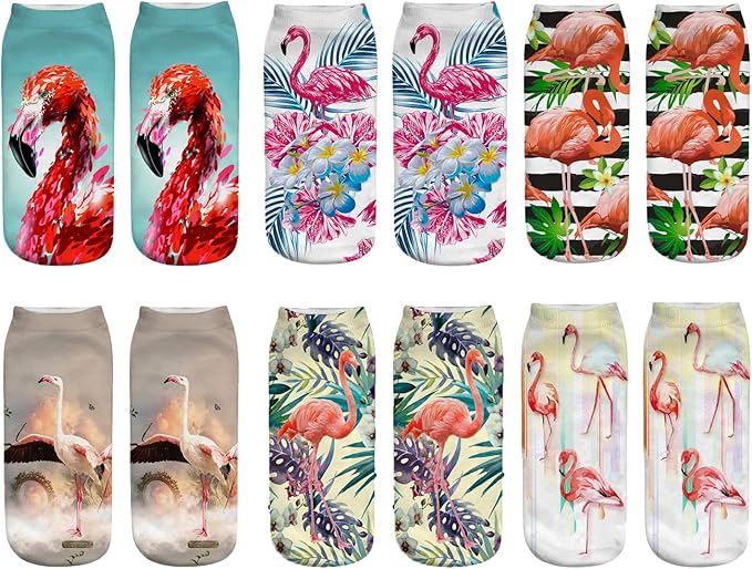 Benefeet Sox Funny Ankle Socks Cute Novelty No Show Animal Fruit Flower Cartoon Colorful Graphic Low Cut Socks for Women Girl