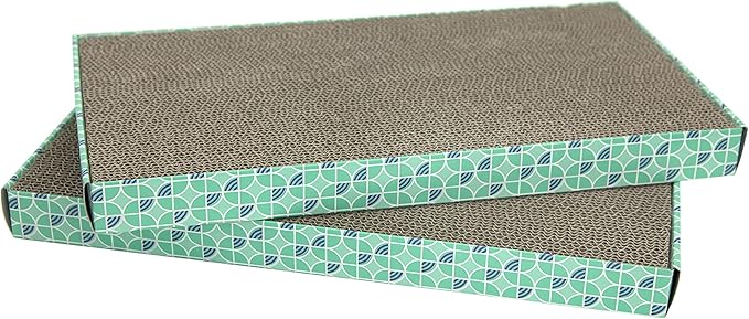 Kitty City Corrugate Cat Scratch Pad, Cat Non-Stick Litter Scoop, Cat Litter Mats, Cat Litter Box Kit