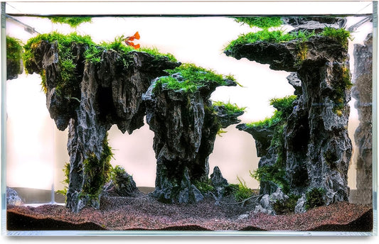 Fish Tank Decor Rocks.Aquarium Decoration Model.Easy and Quick Solution for Aquascaping.(Cave of Gods)