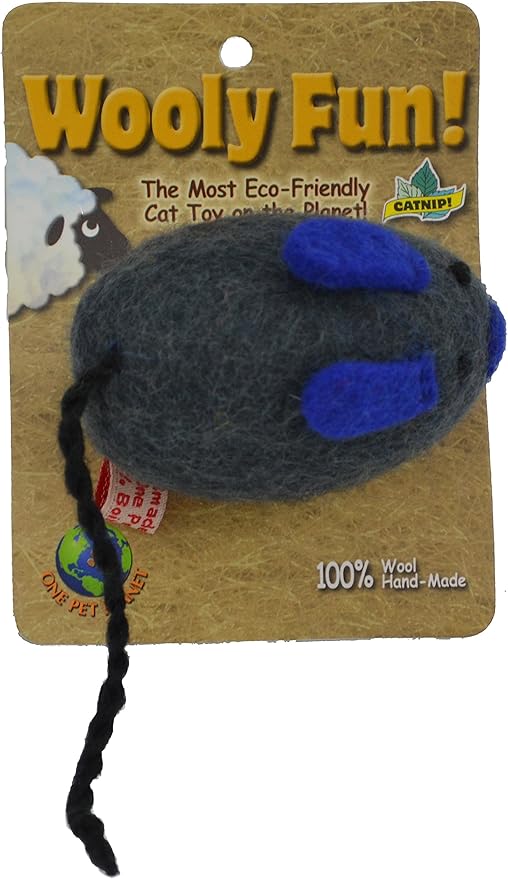 Wooly Fun Big Mouse Toy,Assorted Colors