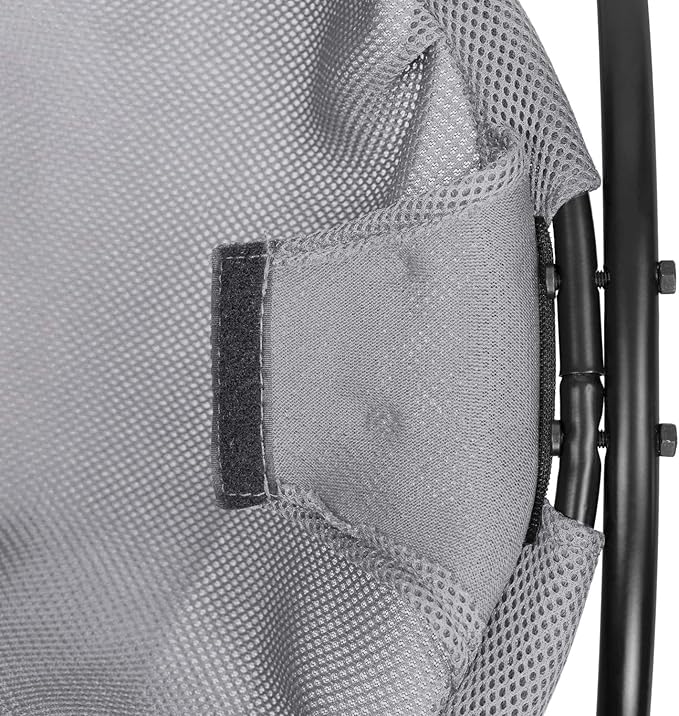 MeowWoof Cat Hammock Bed, Elevated Cat Stand Bed, Washable Pet Sleep Bed Supplies for Kitten Puppy (Gray Orange)