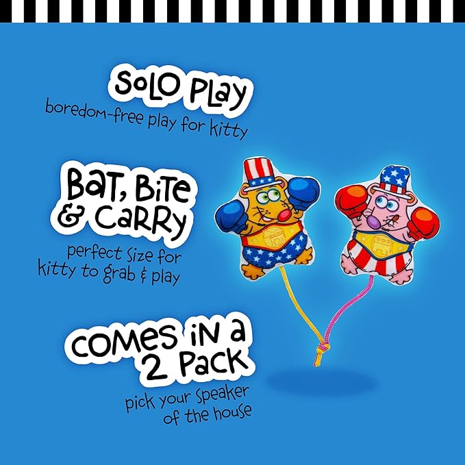 Fat Cat Political Mice Cat Toy