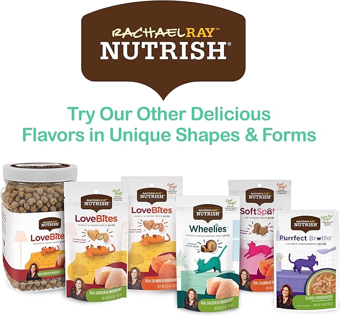 Rachael Ray Nutrish Purrfect Broths Wet Cat Food, Creamy Chicken Bisque with White Meat Chicken & Veggies Recipe, 1.4 Ounce Pouch (Pack of 24), Grain Free