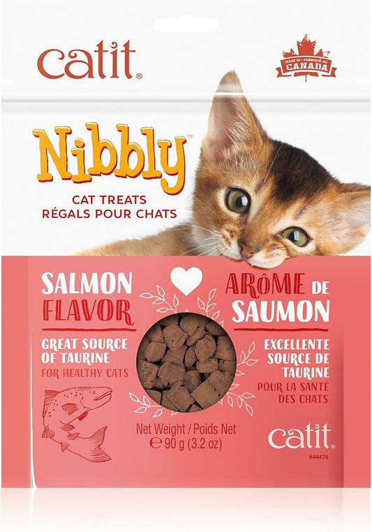 Catit Nibbly Cat Treat, Salmon, 3-pack