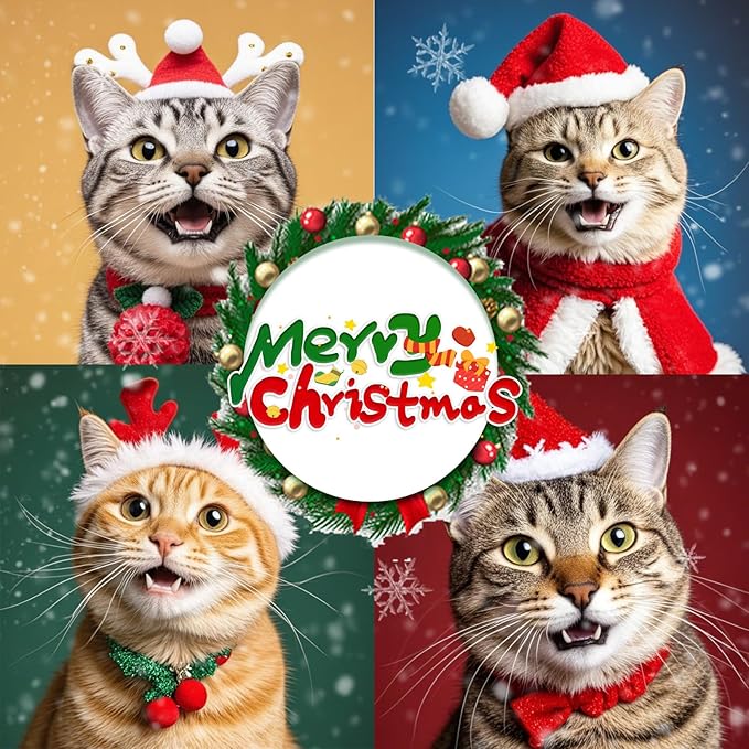 Barelove 4 Pack Cat Scratching Post Replacement, 15.7“ 7.9" Natural Sisal Rope Scratcher Posts Refill for Indoor Kittens Tower, Hemp Rope Scratch Pole Part Furniture Accessories with M8 Screws, Green