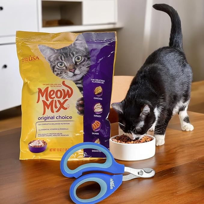 Original Choice Dry Cat Food, Bundled Pet Nail Clipper, Balanced Diet with Chicken, Turkey, Salmon, Ocean Fish, Vitamin A & E, Omega-6 Food for Cat, Easy Digestion [Pack of 2]