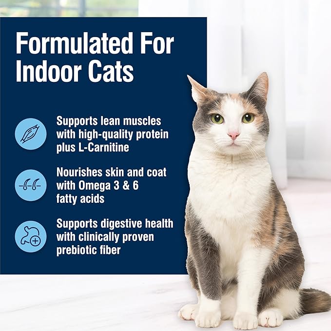 Blue Buffalo True Solutions Fab Feline Natural Dry Food for Adult Indoor Cats, Chicken, 11-lb. Bag