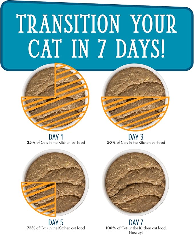 Weruva Cats in The Kitchen Slide N' Serve Grain-Free Natural Wet Pate Cat Food Pouches, Cat Times at Fridgemont, 3oz Pouch (Pack of 12)