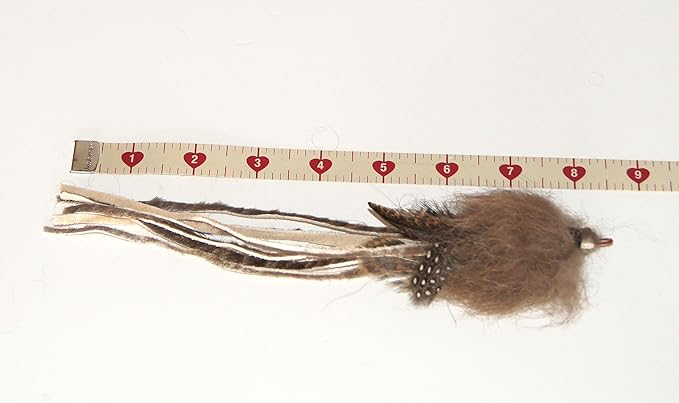 Buffalo Squid Refill/Attachment Cat Toy - Fits Wildcat and Popular Bird and Mouse Type Wands/Poles