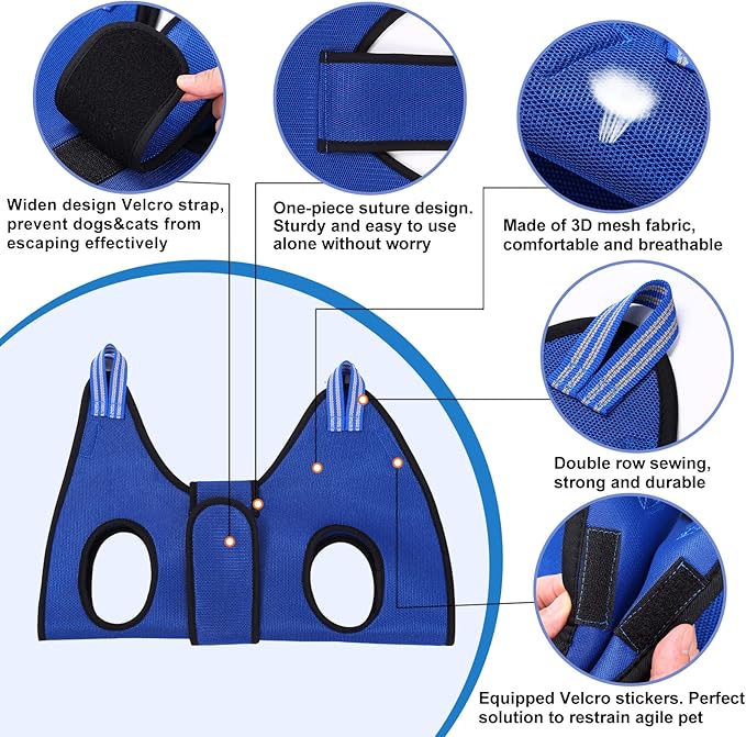 Dog Grooming Hammock Pet Grooming Hammock Harness for X-Large Dogs, Dog Hammock for Grooming with Clipper/Trimmer, Dog Grooming Supplies Dog Grooming Sling for Nail Clipping/Trimming