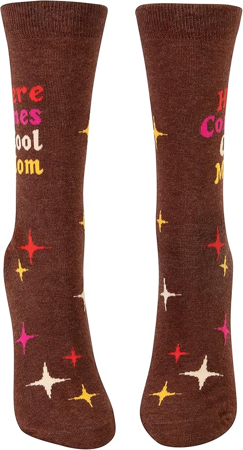 Blue Q Women's Funny Novelty Crazy Crew Socks with Sayings