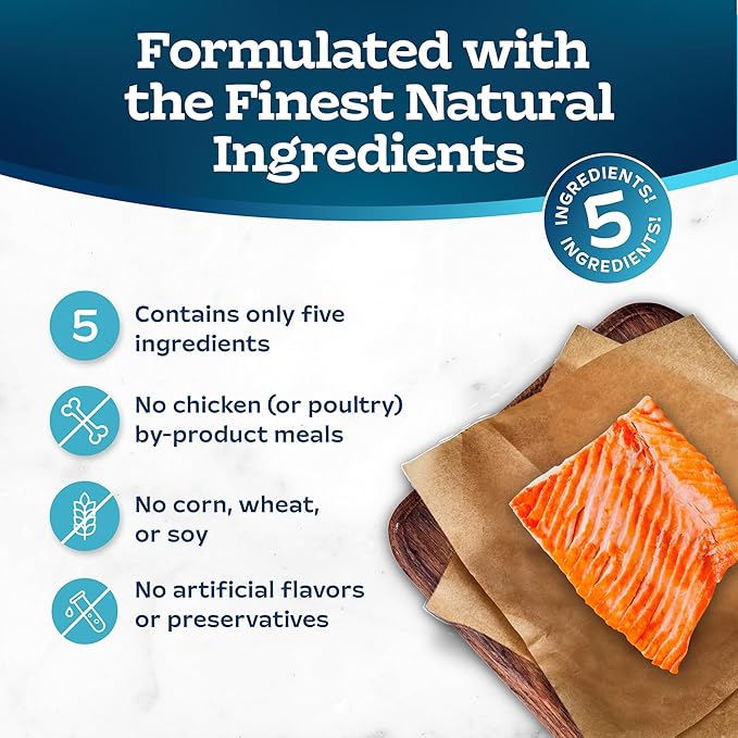 Blue Buffalo Tastefuls Purées with Salmon, Natural Cat Food Complement, Resealable Twist Cap Pouches, 3-oz. (12 Count)