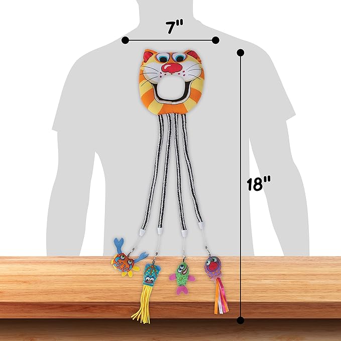 FAT CAT Catfisher Doorknob Hanger