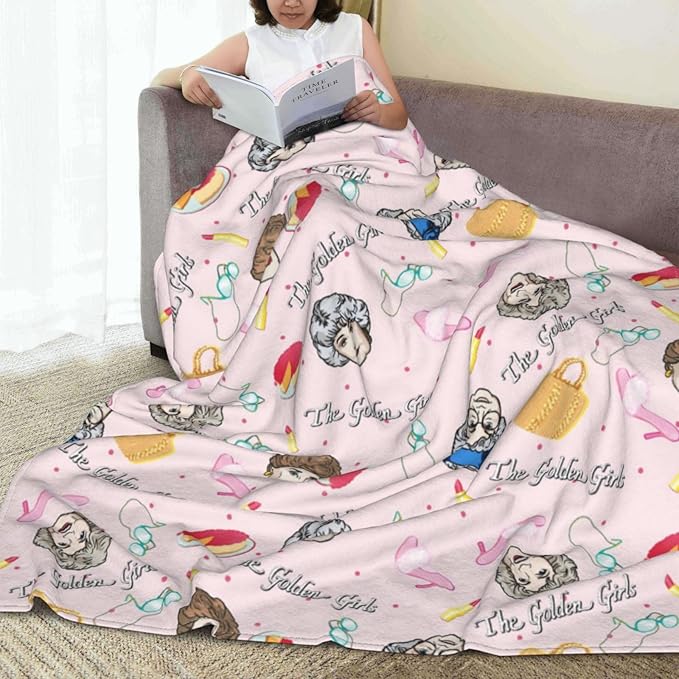 Goldengirls Golden Girls Blanket Gifts 60x50 Throw Blanket Lightweight Golden Girls Merchandise for Couch Bed Sofa Car