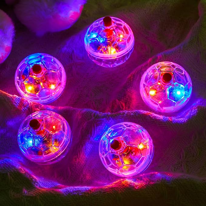 18 Piece Light Up Cat Balls Ghost Hunting Equipment, Indoor Motion-Activated Magic Cat Ball, Plastic Glowing Pet Toys