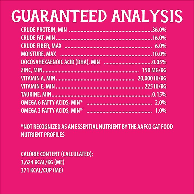 Triumph Free Spirit Deboned Salmon & Chickpea Recipe Dry Cat Food, 11lb.