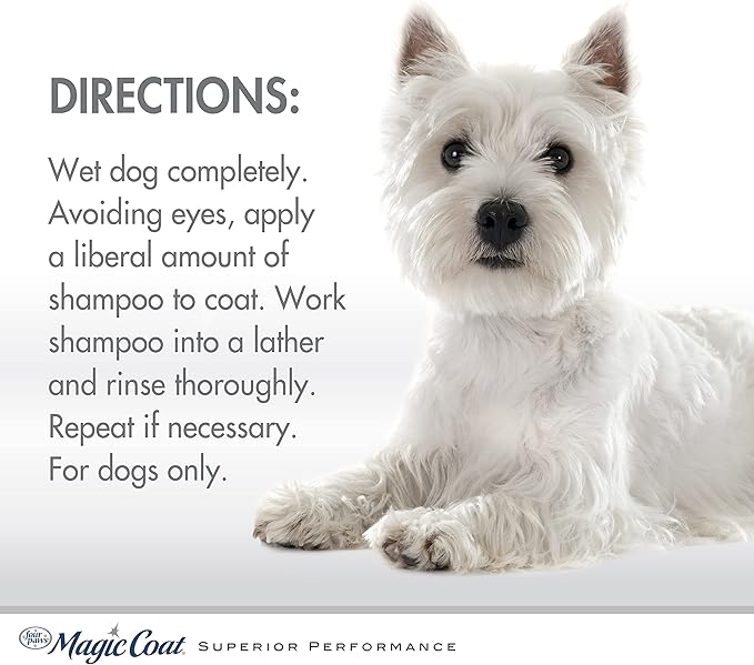 Four Paws Magic Coat Dog Shampoos for Dogs, Dog Grooming Supplies, Dog Bathing Supplies, Made in USA
