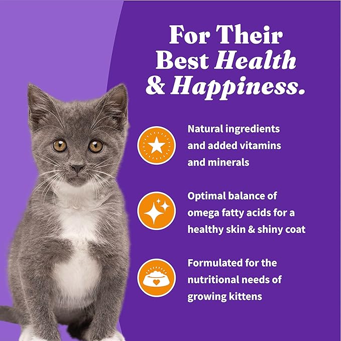 Halo Holistic Kitten Food Dry, Grain Free Cage-free Chicken Recipe, Complete Digestive Health, Dry Cat Food Bag, Kitten Formula, 3-lb Bag