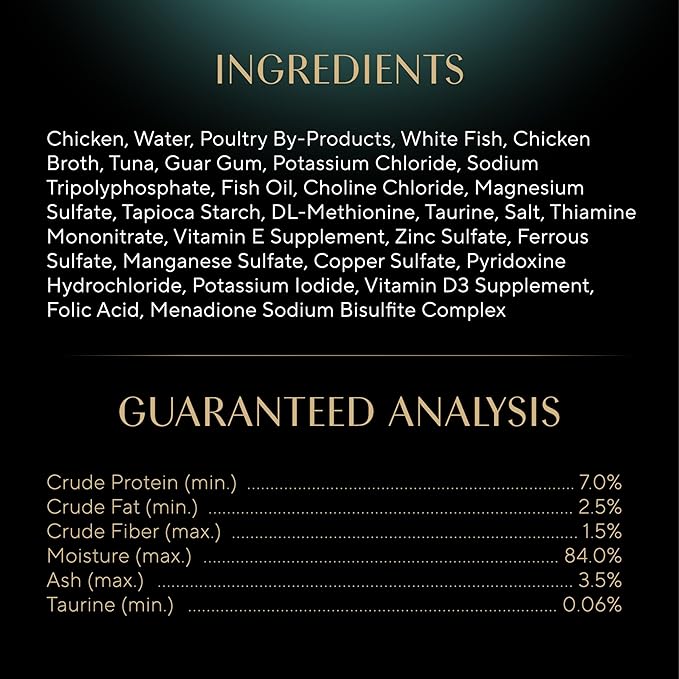 Sheba Perfect Portions Wet Cat Food Pate Tender White Fish and Tuna Entree, 2.6 oz. Twin-Pack Trays (24 Count, 48 Servings)