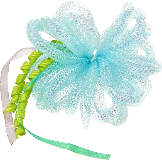 Petlinks Bow Burst Bouncy Mesh Cat Toy - Blue, One Size