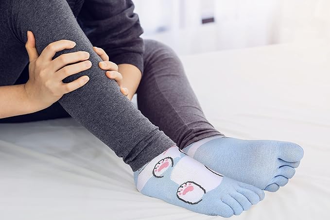 Benefeet Sox Funny Toe Socks Women Five Finger Socks Girls Cute Toe Seperated Cotton Socks Running Athletic Christmas Gifts