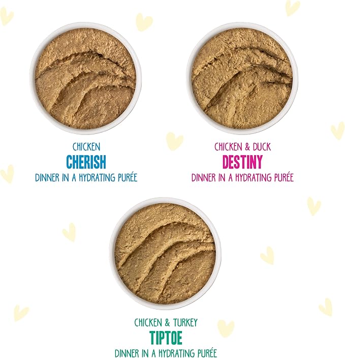 Weruva B.F.F. Play - Best Feline Friend Paté Lovers, Aw Yeah!, Paté Soiree! Variety Pack, 3oz Pouch (Pack of 12)