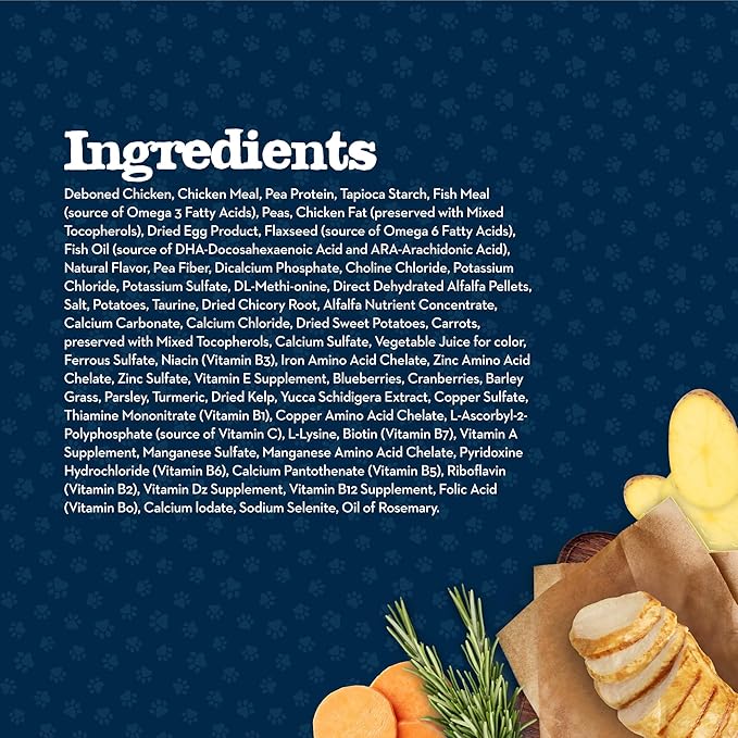 Blue Buffalo Baby BLUE Natural Grain-Free Dry Food for Kittens, Healthy Growth Formula with DHA, High-Protein Savory Chicken Recipe, 4.5-lb. Bag