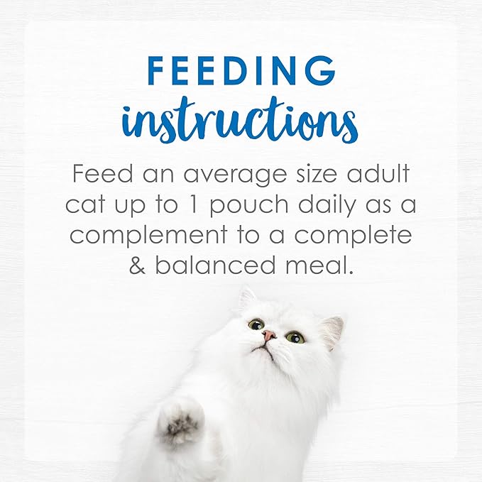 Purina Fancy Feast Broth Complement Chicken and Seafood Lickable Grain Free Wet Cat Food Variety Pack - (Pack of 20) 1.4 oz. Pouches