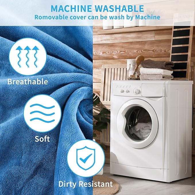 Pet Heating Pad for Dogs, Indoor Outdoor Waterproof Electric Heated Pad Mat for Cats with Chew Resistant Cord,5 Timer and 6 Level Temperature Pet Bed Warmer-15.7x27.5