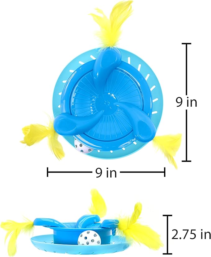 Kitty City Swat Track Cat Toy, 3 Toys in 1 Cat Toy, Deluxe and Basic Cat Toy Box, Ball Track