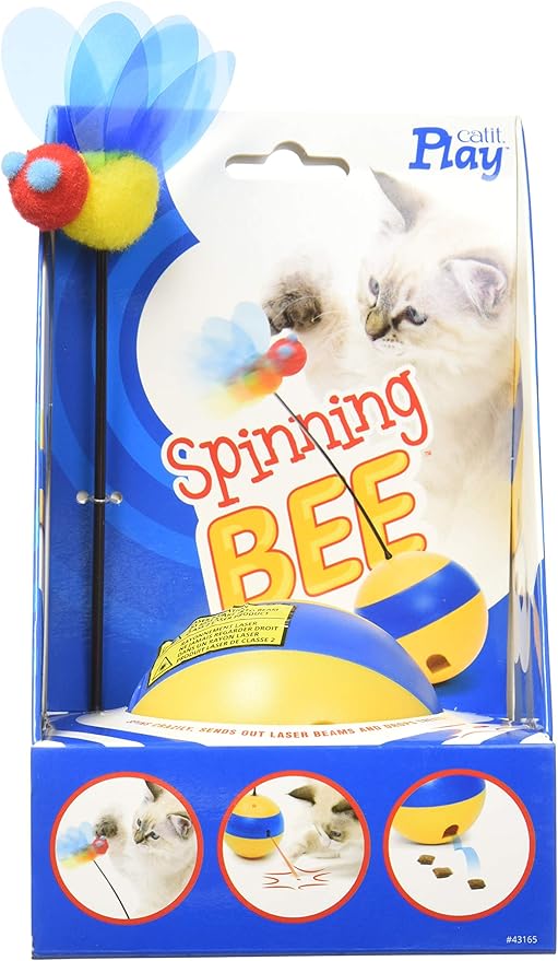 Catit Play Spinning Bee Interactive Cat Toys