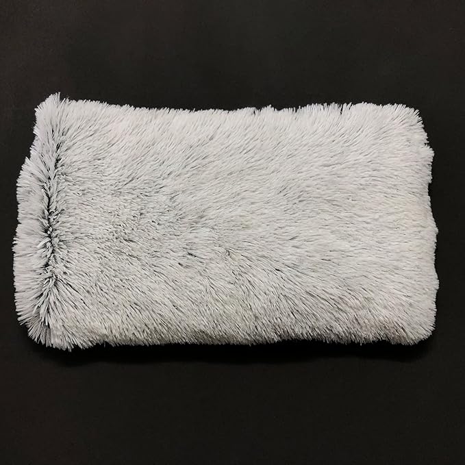 23"x12" Big Fluffy Cat Bed Mat/Pet Cushion,Refurbish Cat Window Perch Accessory,Double Sided,Easy Fasten & Remove, Adjustable Velcro Strap,Upholster Pet Furniture,Portable Pillow,Seat,Pad