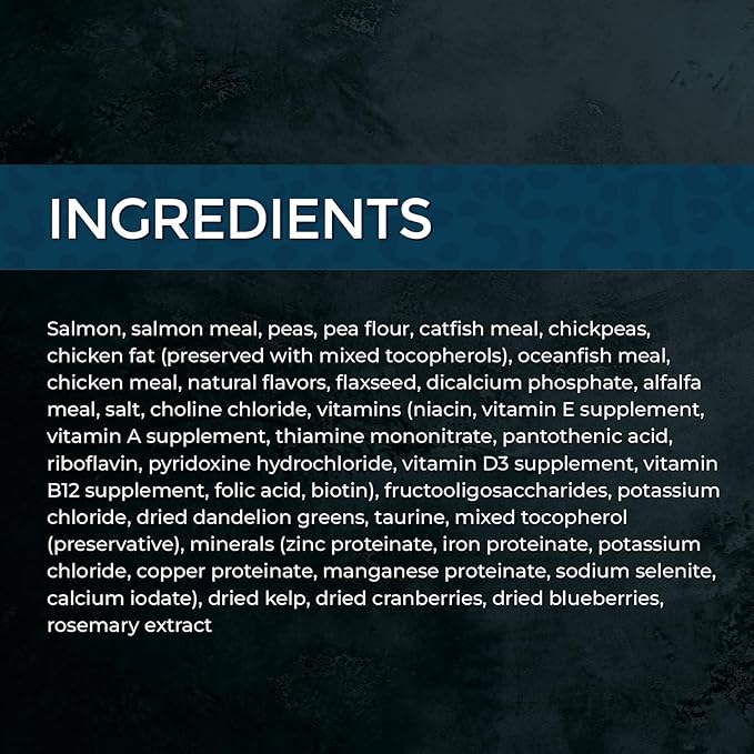 Fussie Cat Market Fresh Salmon Recipe,Dry Cat Food, 10lb Bag