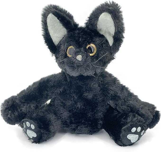 Black Cat Stuffed Toy, Black Cat Soft Plush Pillow, Gifts for Boys and Girls