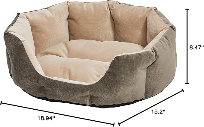 MidWest Homes for Pets Extra-Small QuietTime Deluxe Pet Bed- Gray