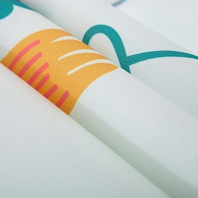 Black Cat Shower Curtains Cute Cat Looking at You, Cute Animals Bath Decor Curtains Sets with Hooks 71X71 Inches