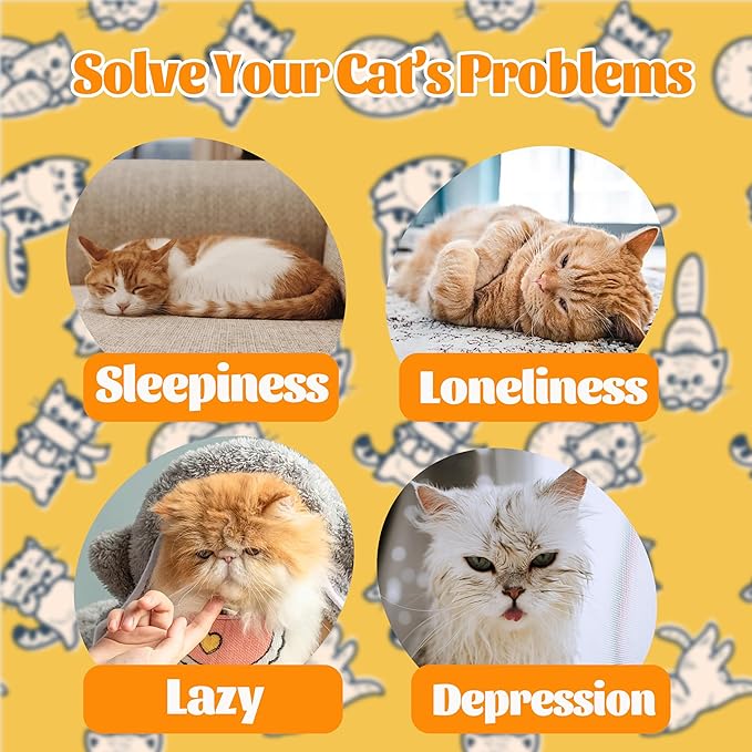 Cat Tunnel and cat Ball Pit, cat Toys for Indoor Cats, Pop Up Collapsible Crinkle Interactive Peek Hole, Cat Tube with Play Ball and Bell for Kitten, Puppy, Kitty, Rabbit - Set of 3