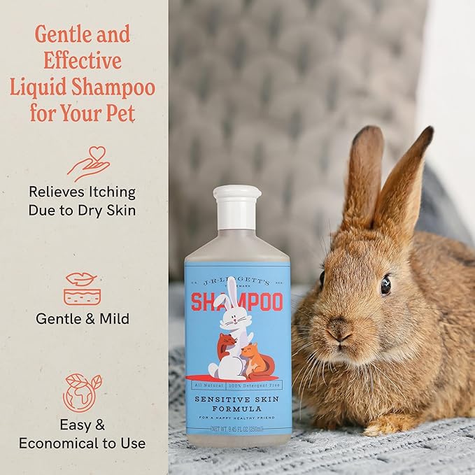 J·R·LIGGETT'S Pet Shampoo Great for Sensitive Skin-Relieves Dry, Itchy Skin-Hypoallergenic and Biodegradable Formula–100% Detergent-Free