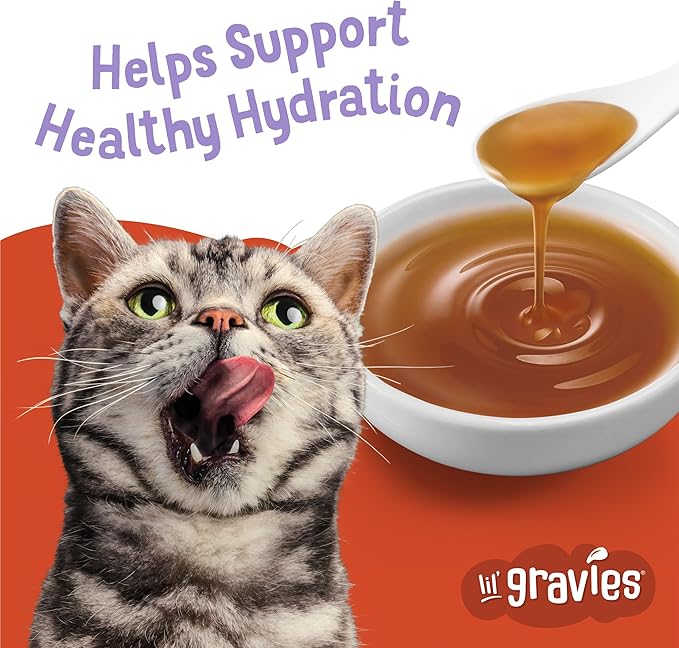 Purina Friskies Lil' Gravies Roasted Turkey Flavor Cat Food Lickable Cat Treats - (Pack of 16) 1.55 oz. Pouches