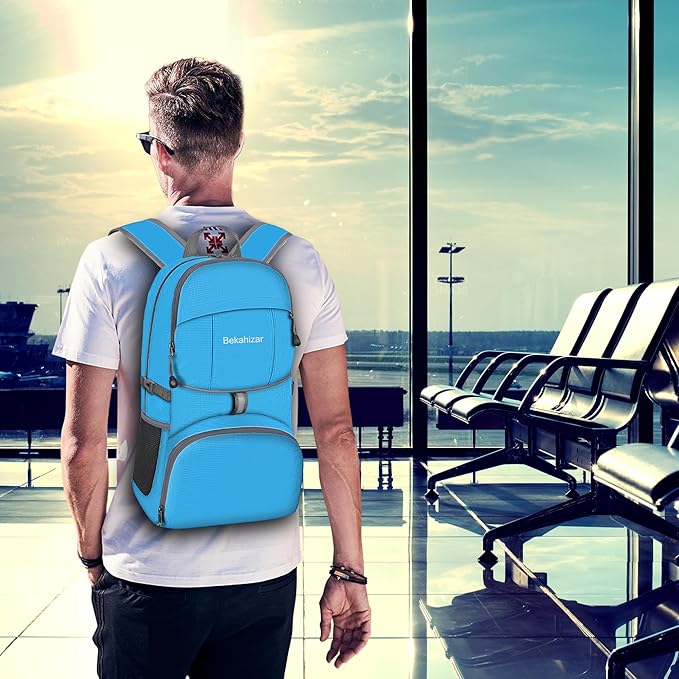 35L Lightweight Backpack Foldable Hiking Daypack Packable Travel Day Bag for Men Women Outdoor Walking Camping