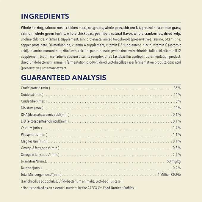 ACANA Indoor Entrée Fish Recipe Cat 10LB