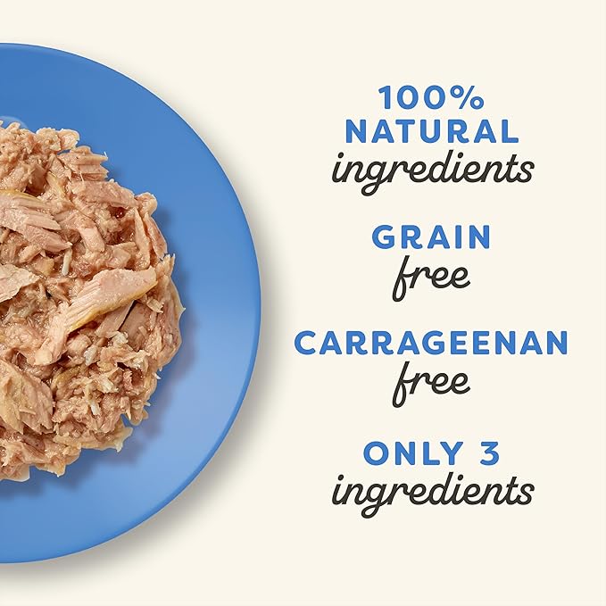 Applaws Natural Wet Cat Food in Broth, Limited Ingredient Wet Cat Food Pouches, No Additives, Made with Natural Ingredients, Tuna with Crab in Broth (12 x 2.47oz Pouches)