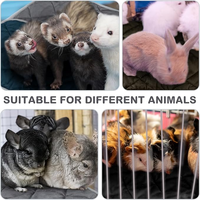 8 Pack Self Heating Cat Mat Self Warming Cat Bed 20"x16" Extra Warm Thermal Pet Bed Mat Reflects Body Heat Washable Dog Crate Pad for Indoor Outdoor Pets(Mixing Color)