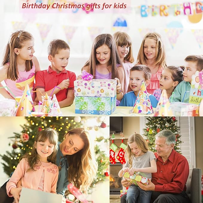 Glow in The Dark Unicorn Blanket, Girls Blanket for Age 3 4 5 6 7 8 9 10 11 12 Year Old, Gifts for Birthday, Valentines Day, Christmas, Bedroom Decor 50 x 60 Inch, Purple