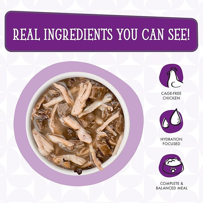 Weruva Cats in The Kitchen, Love Me Tender with Chicken & Duck in Gravy Cat Food, 3oz Pouch (Pack of 12)