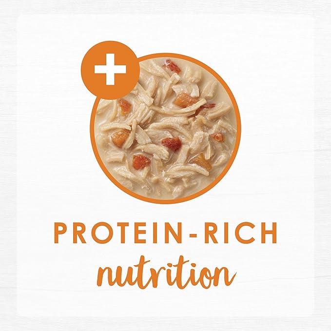 Purina Fancy Feast Lickable Wet Cat Food Broth Topper, Creamy With Chicken and Vegetables - (Pack of 16) 1.4 oz. Pouches