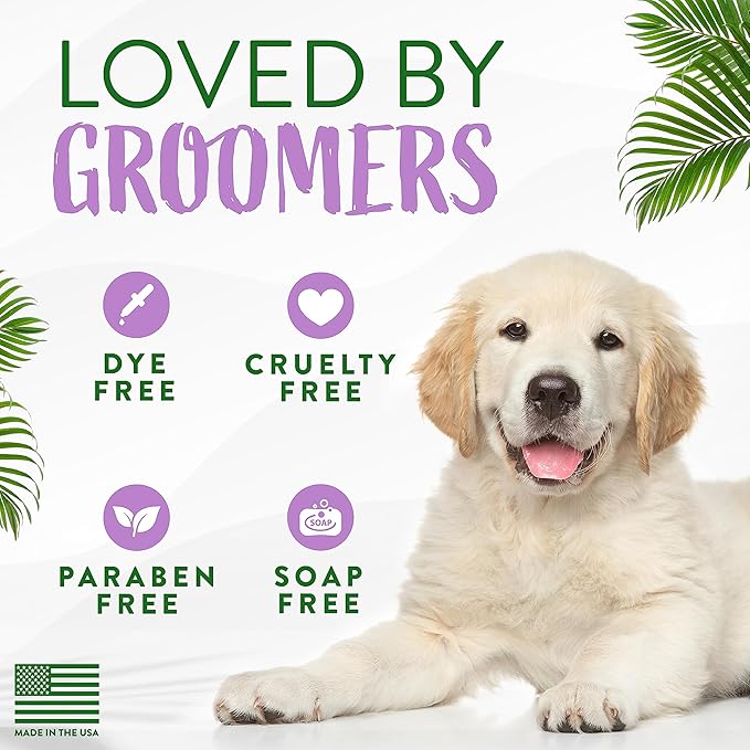 TropiClean Cat & Dog Conditioner, Puppy & Kitten Safe, Easy Detangling & Moisturizing, Kiwi & Coco Butter Scent, Made in the USA, 2.5 gallon