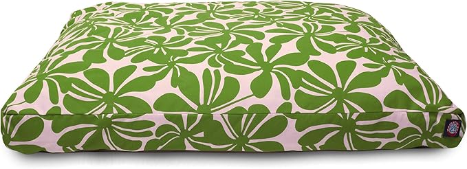 Sage Plantation Large Rectangle Indoor Outdoor Pet Dog Bed With Removable Washable Cover By Majestic Pet Products