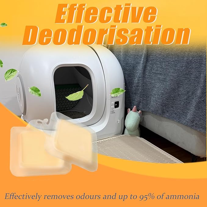 6PCS N50 Odor Eliminator 3.0 Exclusive for PETKIT Pura Max Automatic Self-Cleaning Cat Litter Box - Cat Toilet Odor Control for Most Other Automatic Litter Box (with hook)